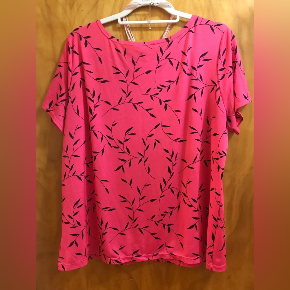 Notations Woman Short Sleeve Top 1X - Picture 3 of 3